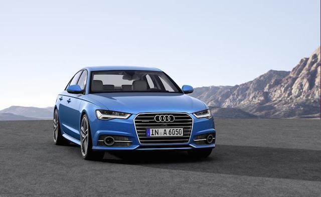 Front view, 2016 Audi A6.