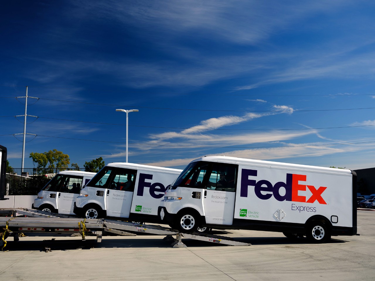 BrightDrop EV600 trucks for FedEx