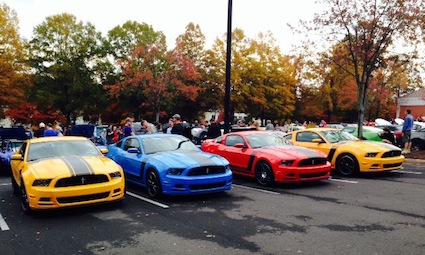 Nov. 2013 Cars and Coffee meetup, Cary, NC.