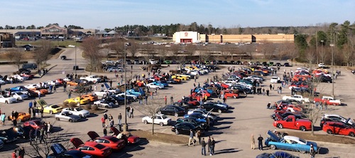 Cars and Coffee Raleigh: March 2014. (Photo Dave Marsic)