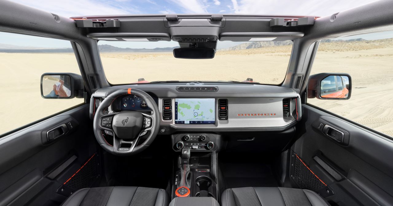 Ford Bronco Raptor dashboard