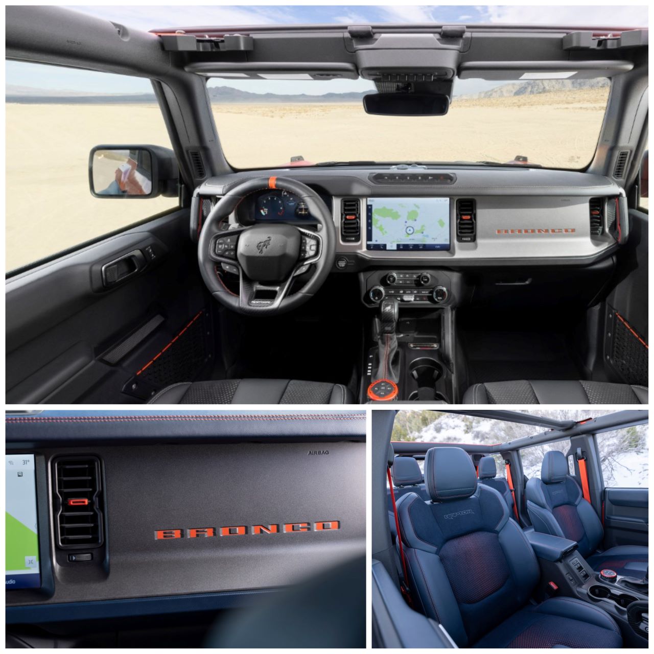 Ford Bronco Raptor interior