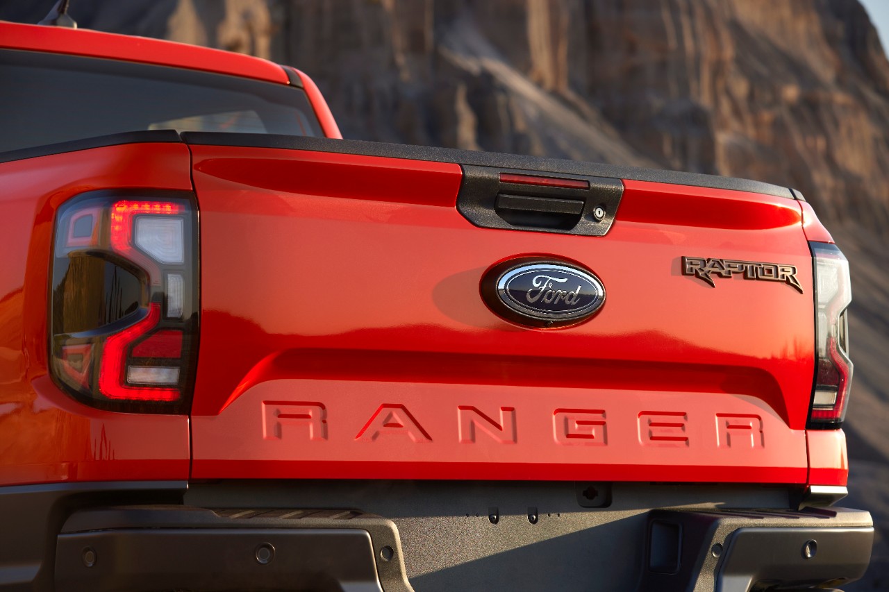 Ford Ranger Raptor tailgate