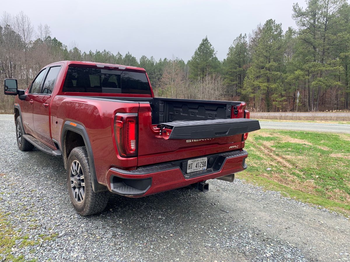 GMC MultiPro Tailgate Useable Workspace