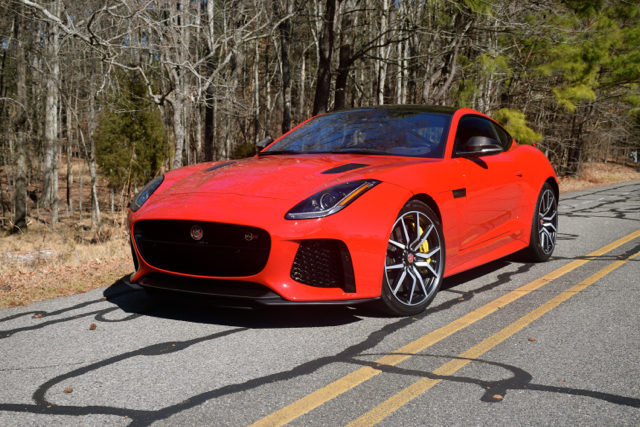 2017 Jaguar F-TYPE SVR Coupe.