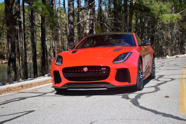 2017 Jaguar F-TYPE SVR Coupe.