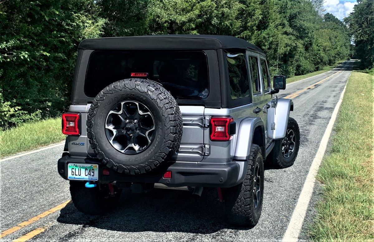 Jeep Wrangler Unlimited Rubicon 4xe back