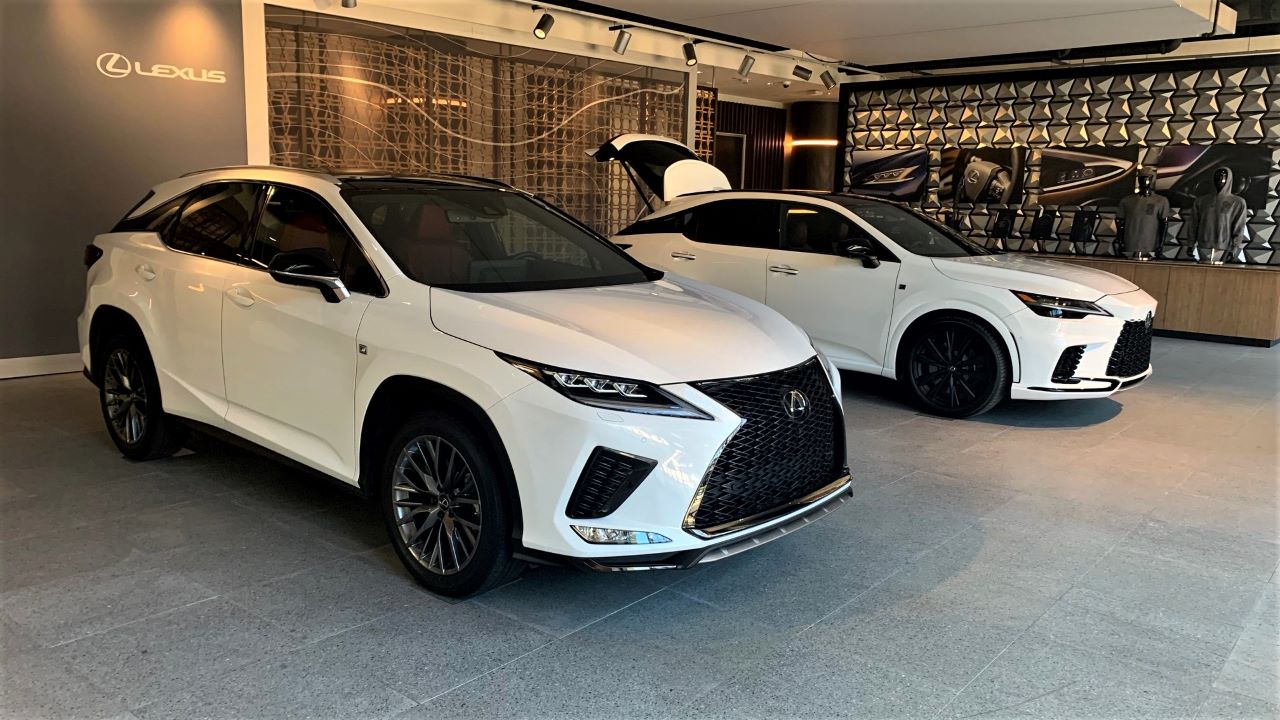 Fourth- and Fifth-Generation Lexus RX crossovers.