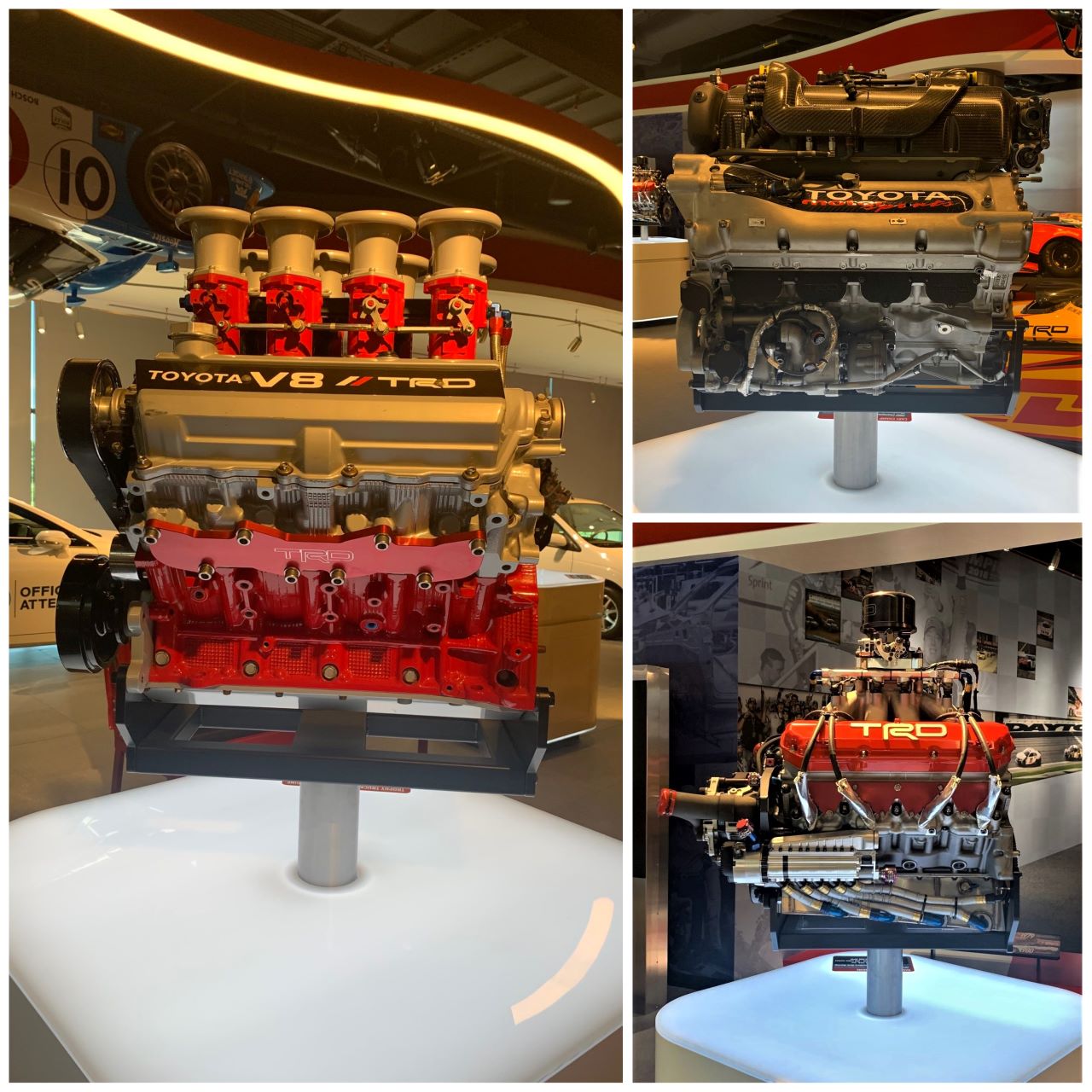 Toyota engine displays