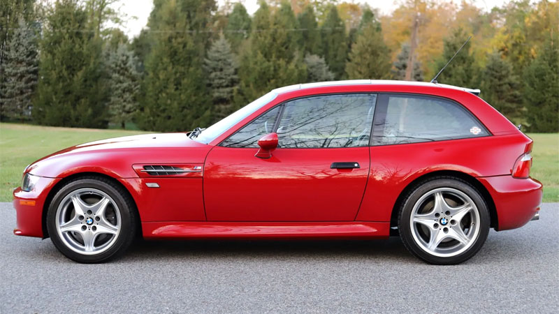 2000 BMW M Coupe red
