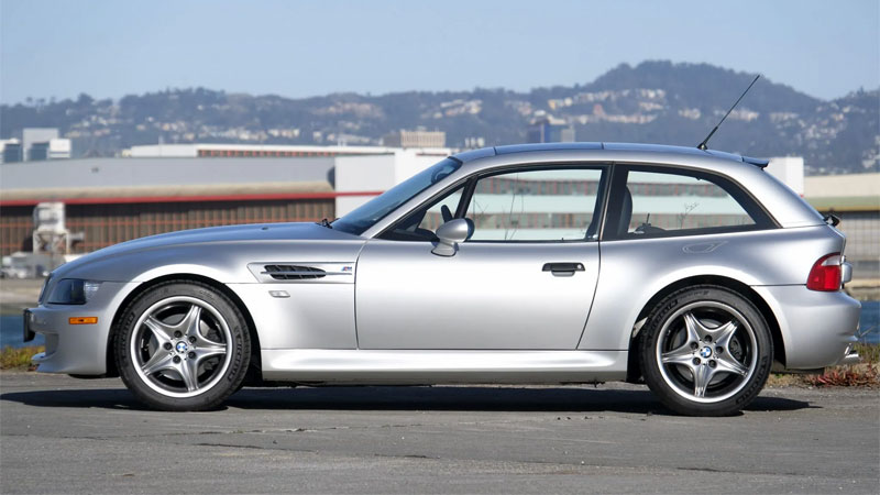2002 BMW M Coupe silver