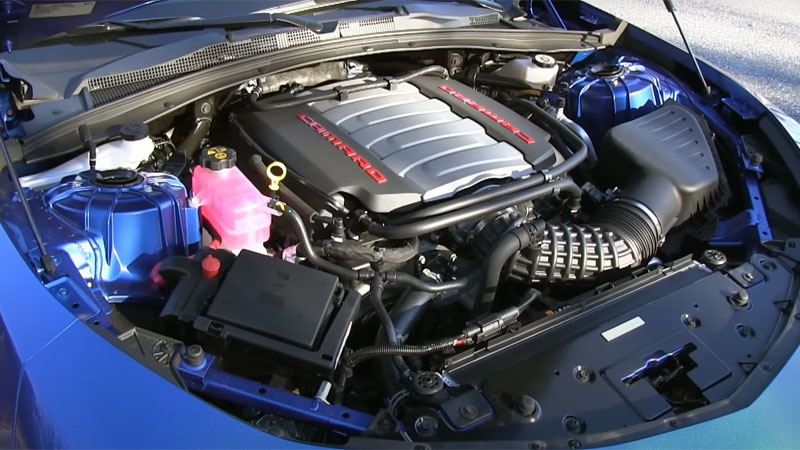 2016 Chevy Camaro SS engine