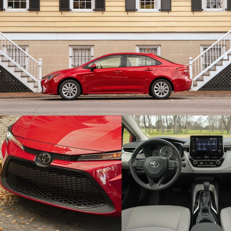 2020 Toyota Corolla sedan collage