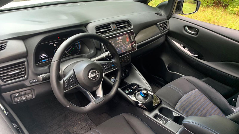 2023 Nissan Leaf interior