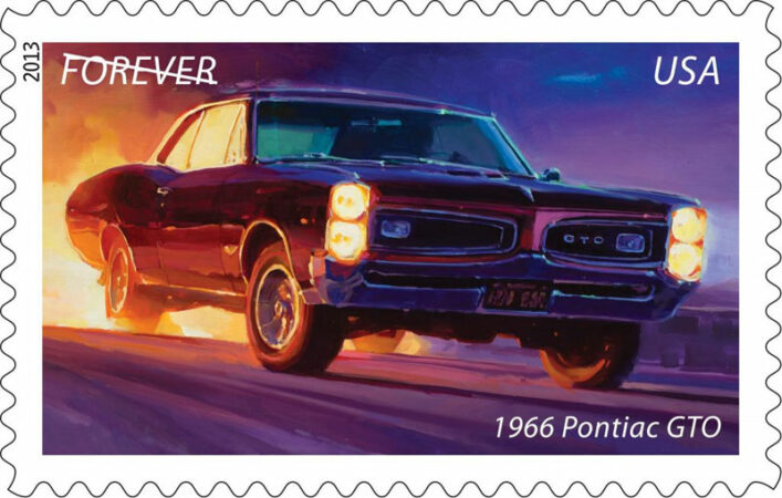 Pontiac GTO stamp