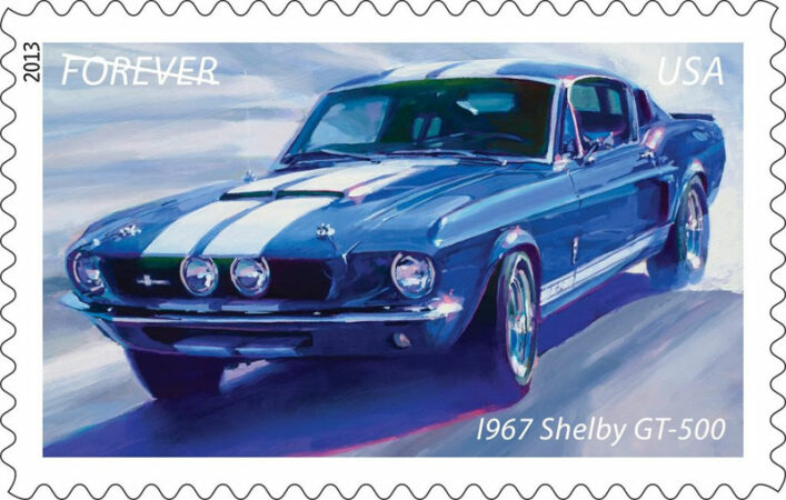 Shelby GT 500 stamp