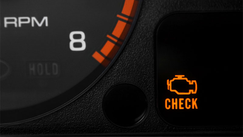  Illuminated Check Engine Light