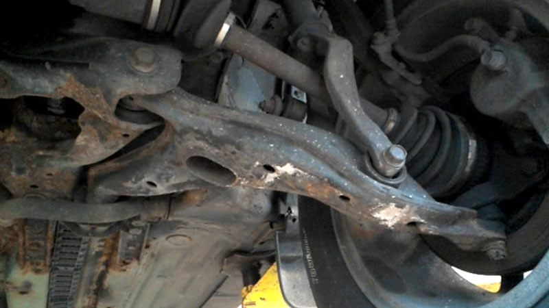 control arm failure