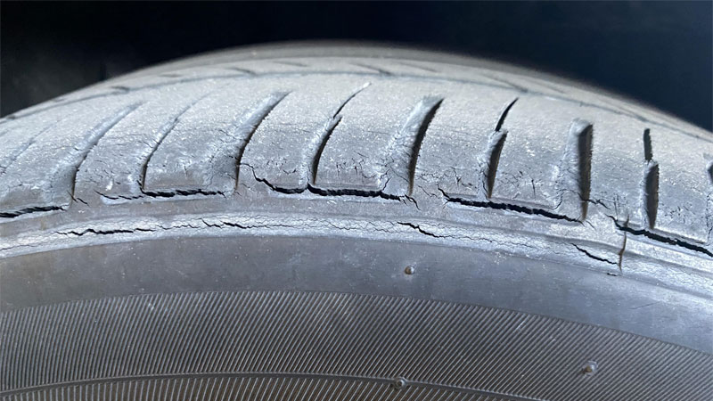 Replace Both Tires If One Is Cracked