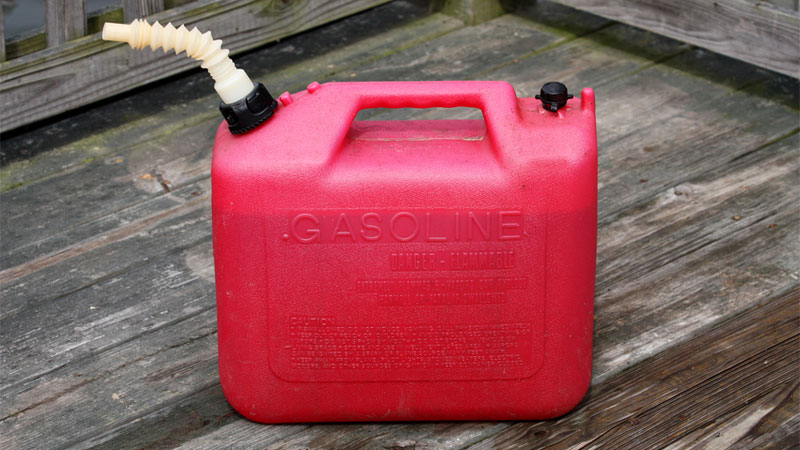 gasoline container