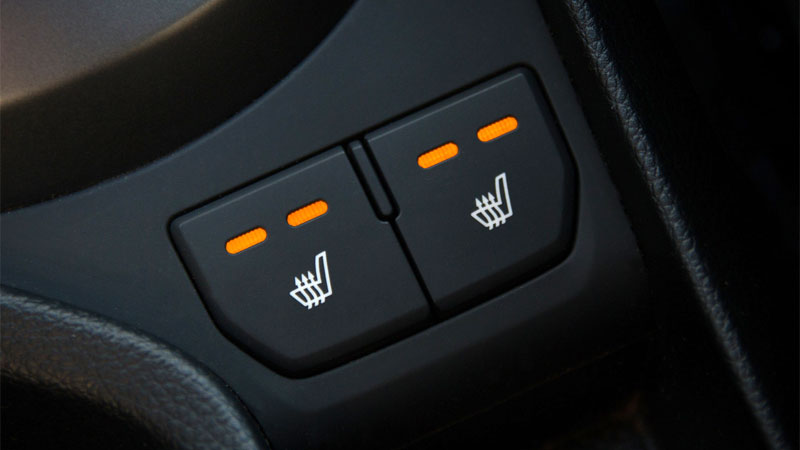 heated seats buttons