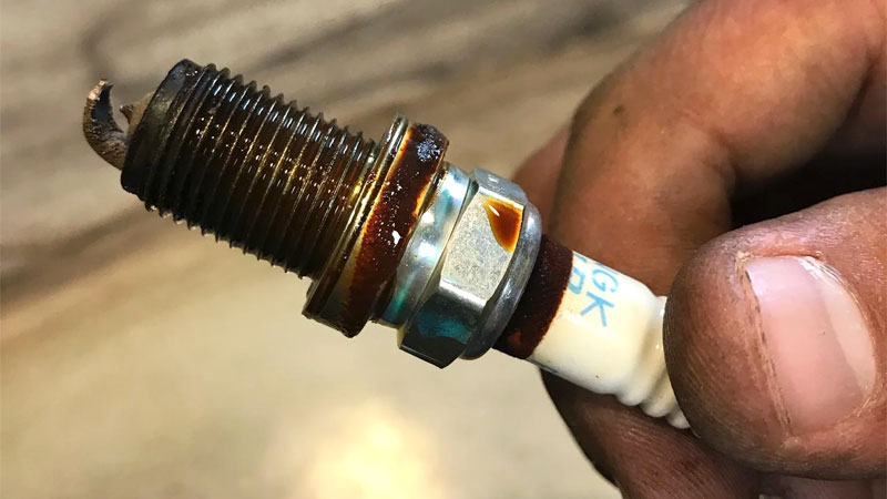 Will Oil On Spark Plugs Cause Car Not To Start Auto Parts Reviewer   Oil On Spark Plug 