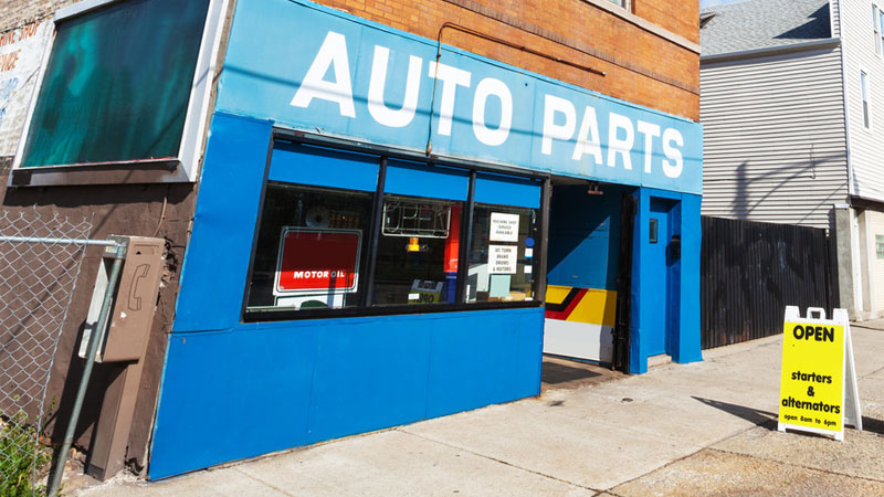 old auto parts store