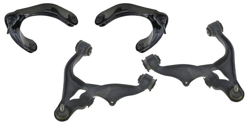 upper and lower control arms