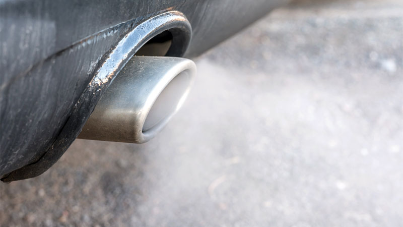 white smoke from exhaust causes